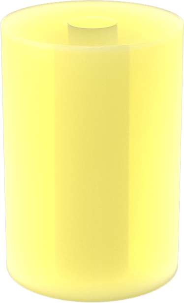Paslanma ve Aşınmaya Dayanıklı Kalıp Yayı, 11/16" Delik Çapı için, 1" Uzunluk