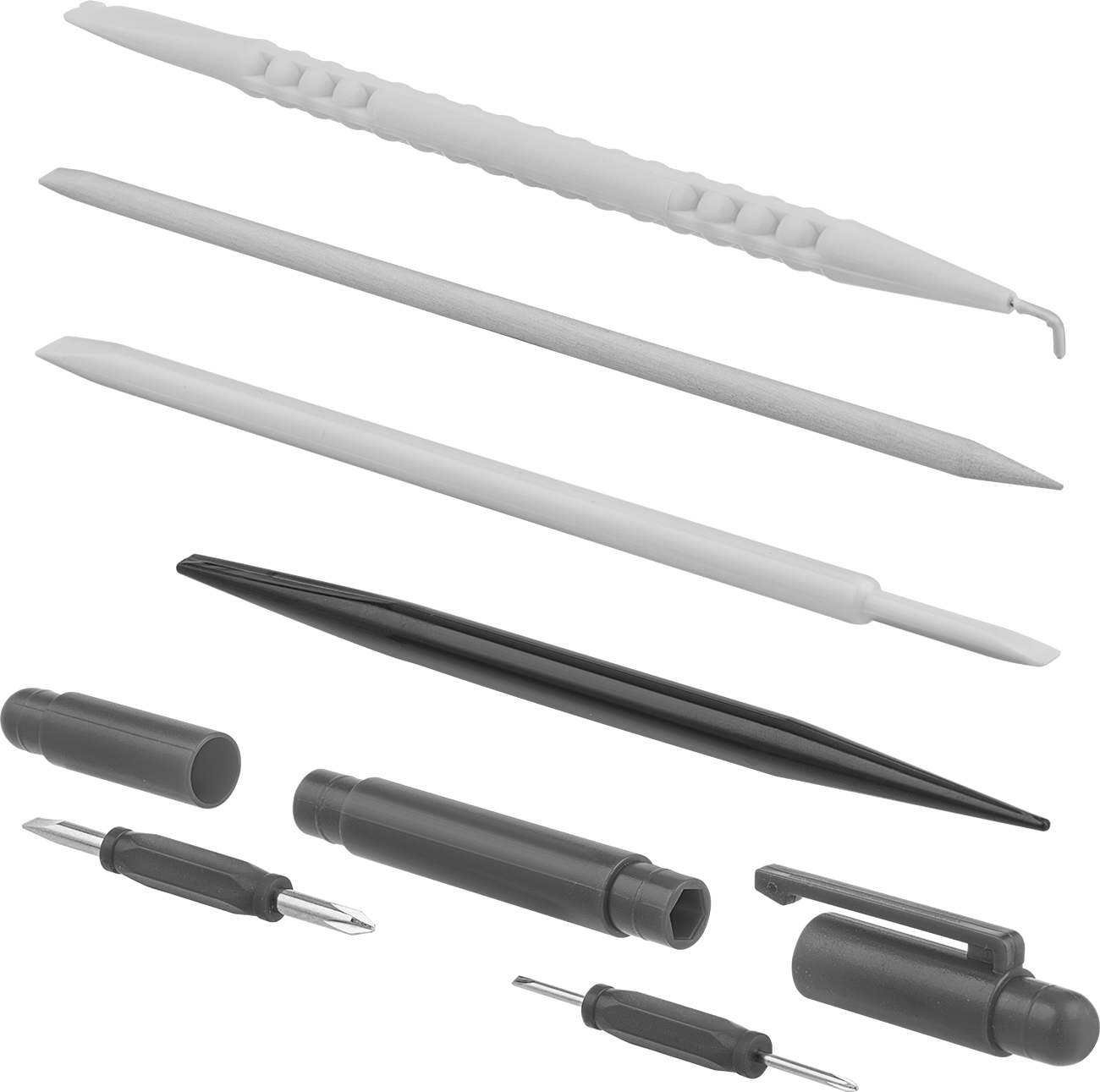 5 Piece Set with ABS and Plastic Blend Handle