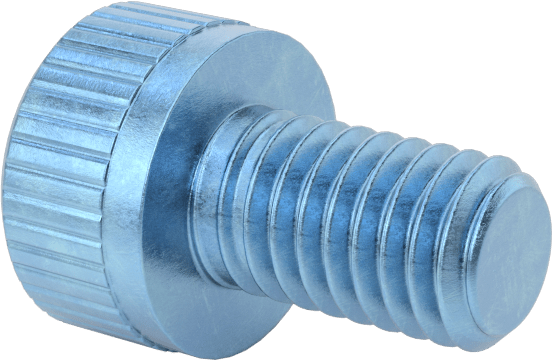 Mavi Boyalı Çinko Kaplamalı Alaşımlı Çelik Alyan Başlı Vida, M3 x 0.5 mm Diş Boyutu, 5 mm Uzunluk