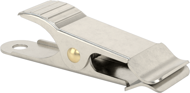 Minyatür Yaylı Kelepçe, 18-8 Paslanmaz Çelik, 0" - 5/16" Açıklık — Pürüzsüz, 18-8 Stainless Steel, Stainless Steel, 1⁄2"