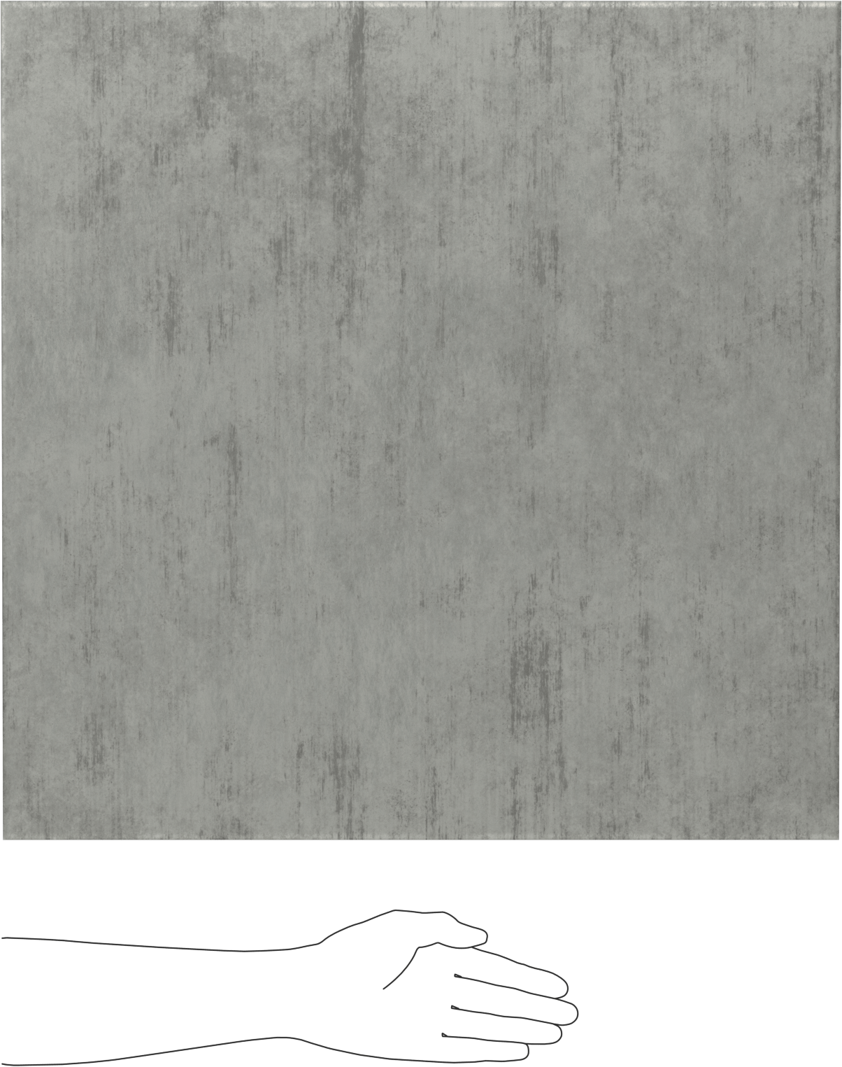Hava Koşullarına Dayanıklı, Kaynaklanması Kolay A588 Alaşımlı Çelik, 3/16" Kalınlık, 24" x 24"