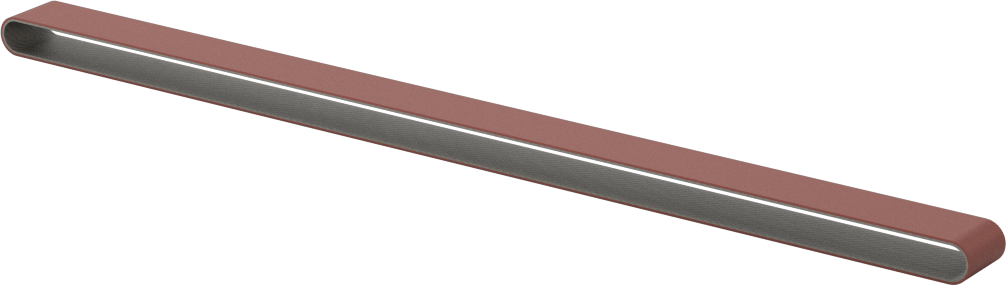 Tıkanmaya Dayanıklı Zımpara Bandı, Pürüzsüz Yüzey için, 100 Kum, 3/8" Genişlik x 13" Uzunluk