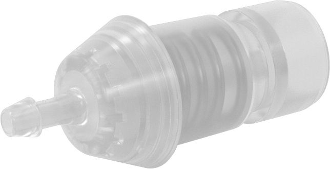 Kimyasallar için Yüksek Akışlı Hızlı Bağlantı Tüp Bağlantısı, Kapatma Valfli Erkek Uç, 1/8" Boru İç Çapı için, 7/8" Kaplin Boyutu
