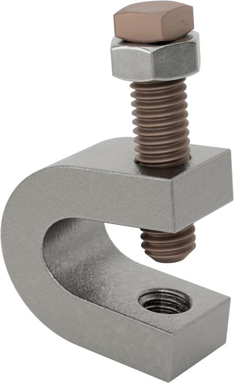 Gijon için Kiriş Kelepçesi, Alttan Montaj, Çelik, 3/8"-16 Çubuk Boyutu ve 5/8" Kiriş Kalınlığı için