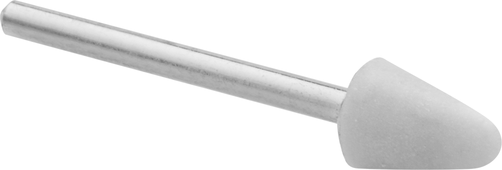 Çelik için Dağınık Olmayan Parlatma Bobileri, 3/8" Çap x 1/2" Uzunlukta Baş