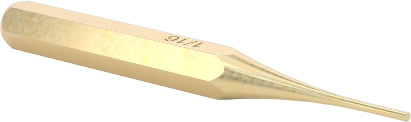 Yüzeyi Çizmeyen Pim Çıkarma Zımbası, 5/16" Uzunlukta 1/16" ve 1.5 mm Çaplı Pimler için
