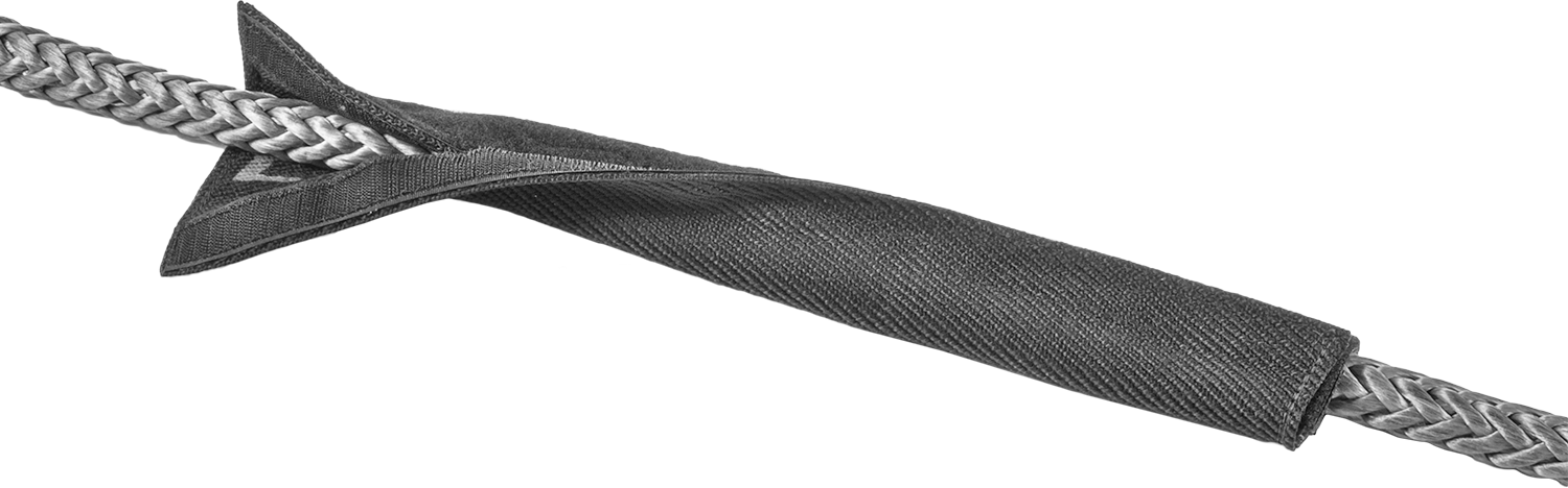 Halat Askı Koruyucu, 3/8" ila 3/4" Halat Çapı için, 14" Uzunluk