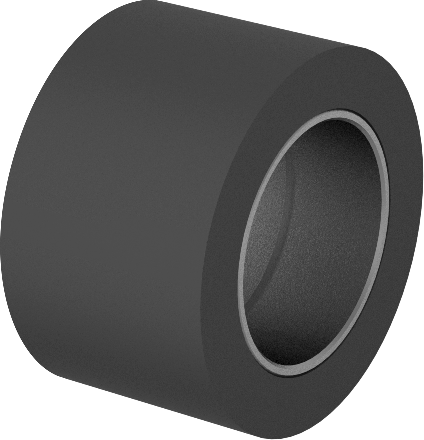 Silindir, 1-1/2" Çap, 1-1/4" Genişlik