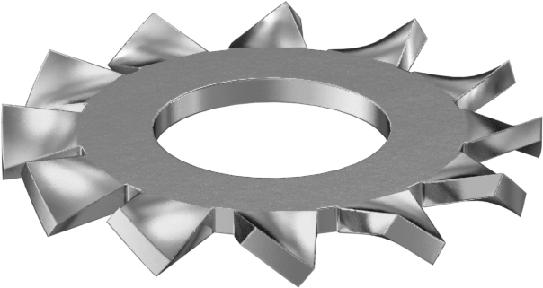 18-8 Paslanmaz Çelik Dış Dişli Kilit Pulları, 6 numaralı vida boyutu için, 0.141" İç Çap, 0.32" Dış Çap — Dış, 18-8 Stainless Steel, Stai…