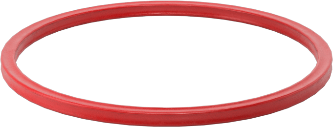 X-Profil Yüksek Sıcaklık Silikon O-Ring, 1/16 Kesirli Genişlik, Dash No. 029