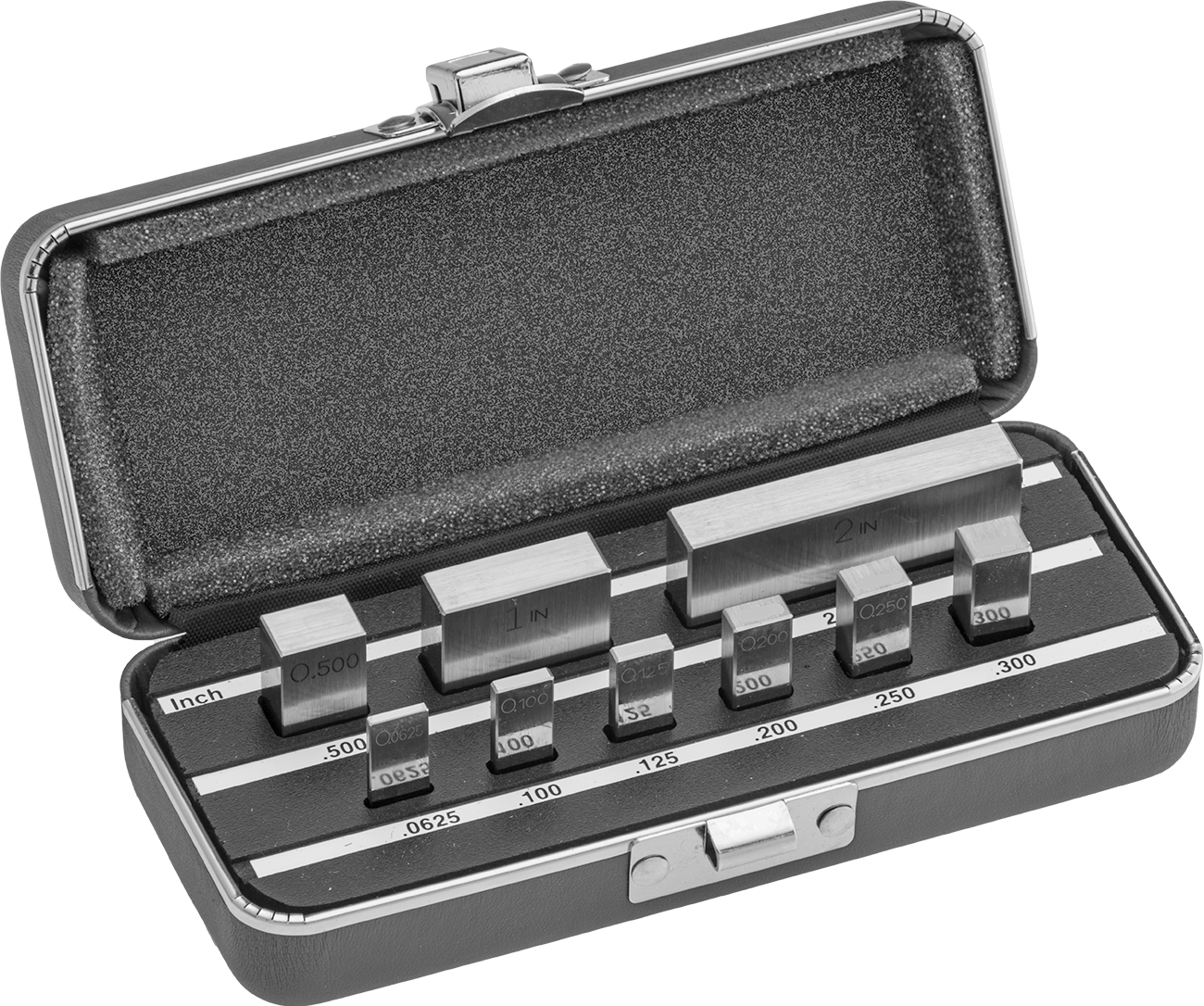 Starrett Kalıp Bloğu Seti, NIST Sertifikalı, inç, 9 Parça, Model Numarası RS9.A1
