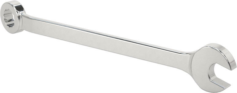 12 Uçlu Açıklık Kombinasyon Anahtarı, Kısa, 13/64" Boyut, 3-1/8" Toplam Uzunluk