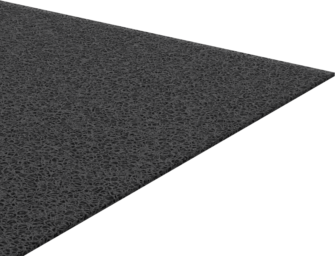 Statik Kontrol Poliüretan Köpük Levha, Kaba Dokulu, Süper Yastıklama, 1/8" Kalınlık, 24" x 24"