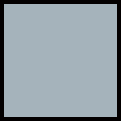 Gray Powder-Coated Steel Top