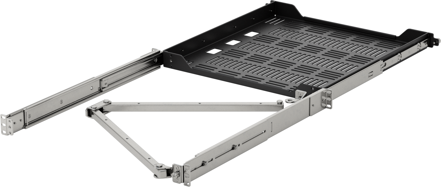 Elektronik Kabin Rafı, Toz Boyalı Alüminyum, 16-3/4" x 18" Raf