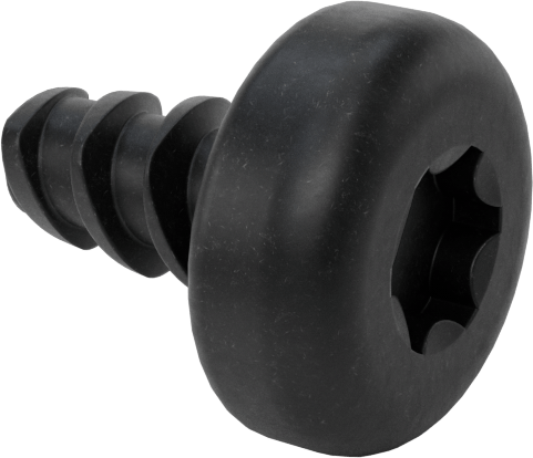 Yumuşak Metal için Diş Şekillendirme Vidaları, Siyah Ultra Paslanma ve Aşınmaya Dayanıklı Çelik, 2-56 Diş, 1/8" Uzunluk