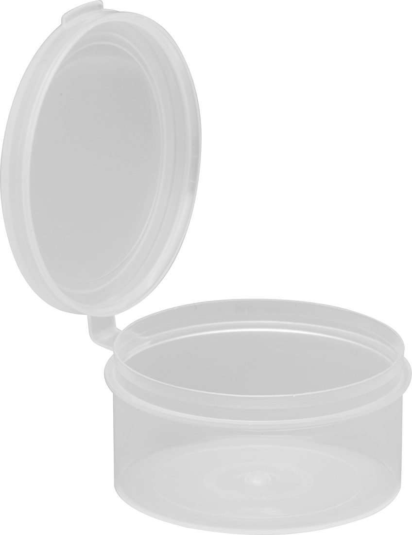 Polipropilen Plastik Kavanozlar, Polipropilen Şişe, 2.4 FL oz/70 ml Kapasite, 2-1/2" Çap