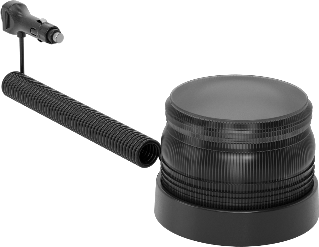 Stroboskop Işığı, Araç Fişili, Düşük Profilli Kubbe, 12 ila 24V DC — 12-24V DC, Xenon, Elektrik