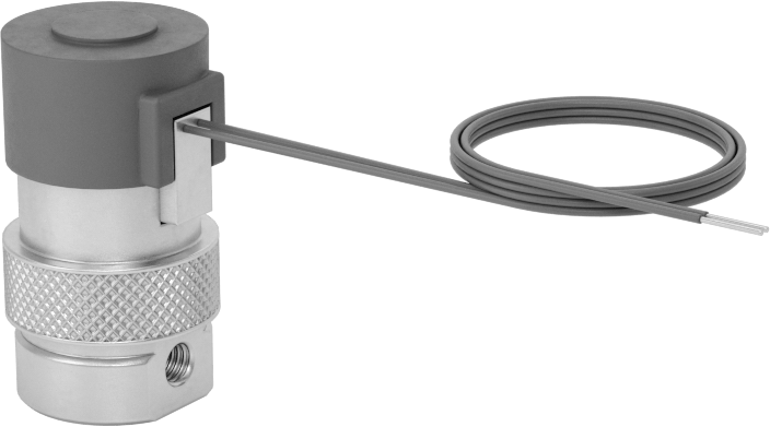 Kompakt Solenoid Akış Ayar Valfi, Arıza Durumunda Kapalı, 12V DC, 10-32 Dişli Dişi