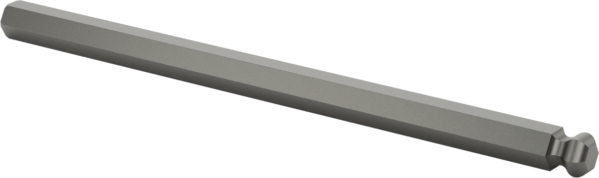 Bilyalı Uçlu Tornavida Mili, 5/8" Altıgen Ölçü, 11-3/4" Toplam Uzunluk — 5⁄8", Bilye, Mil
