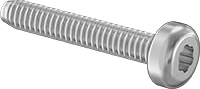 Yumuşak Metal için Çelik Torx Plus Yuvarlak Başlı Diş Açıcı Vidalar