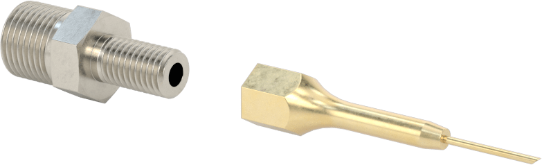 1-9/16" Uzunluğunda Nozul, 0.035" Dış Çaplı Düz Hassas Gres Dağıtım Ucu — Dispensing Tip, Nozzle, Düz, 0.035"