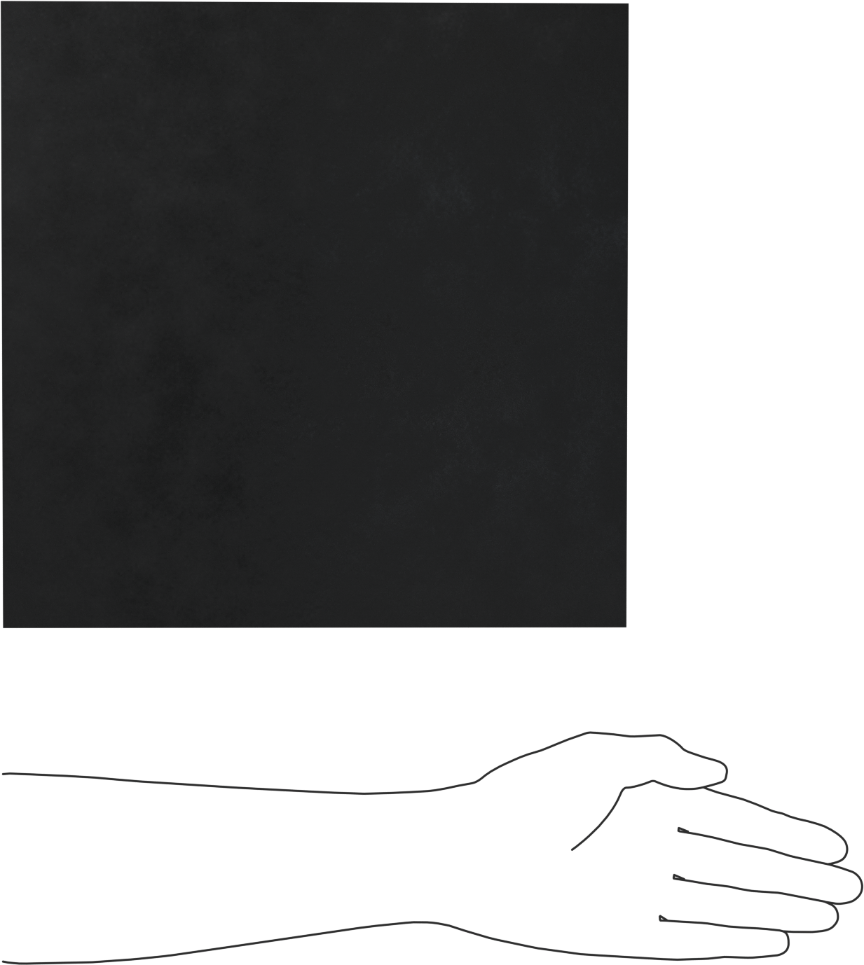 Yüksek Mukavemetli Yağa Dayanıklı Buna-N Kauçuk Levha, Yapışkan Arka Yüzlü, 12" x 12", 1/32" Kalınlık, 50A Durometre