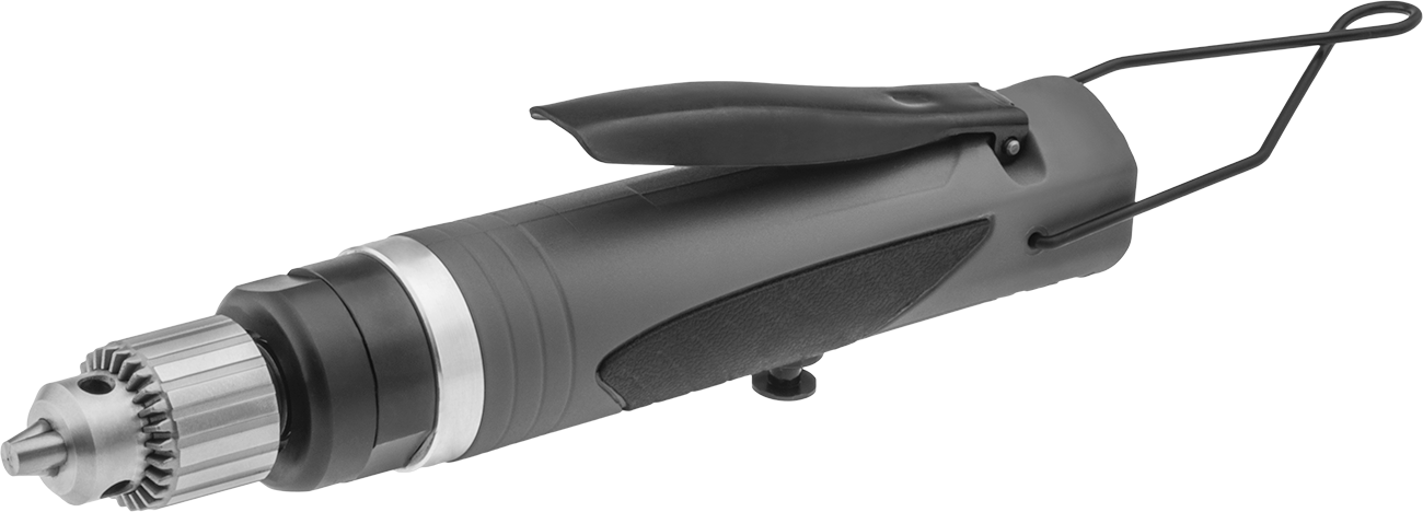 Ağır Hizmet Tipi Pnömatik Matkap, Değişken Hızlar, 1/4" Uç Şaftı için, 4000 rpm Boşta — Hava, Altıgen, Yuvarlak, 9 5⁄16"