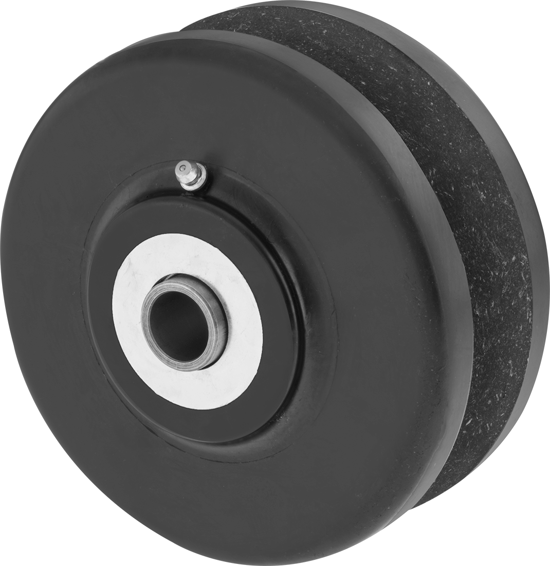 Fenolik V-Yivli Ray Tekerleği, 6" Çap x 2-1/2" Genişlik — 6", V-Yiv, 2 1⁄2"