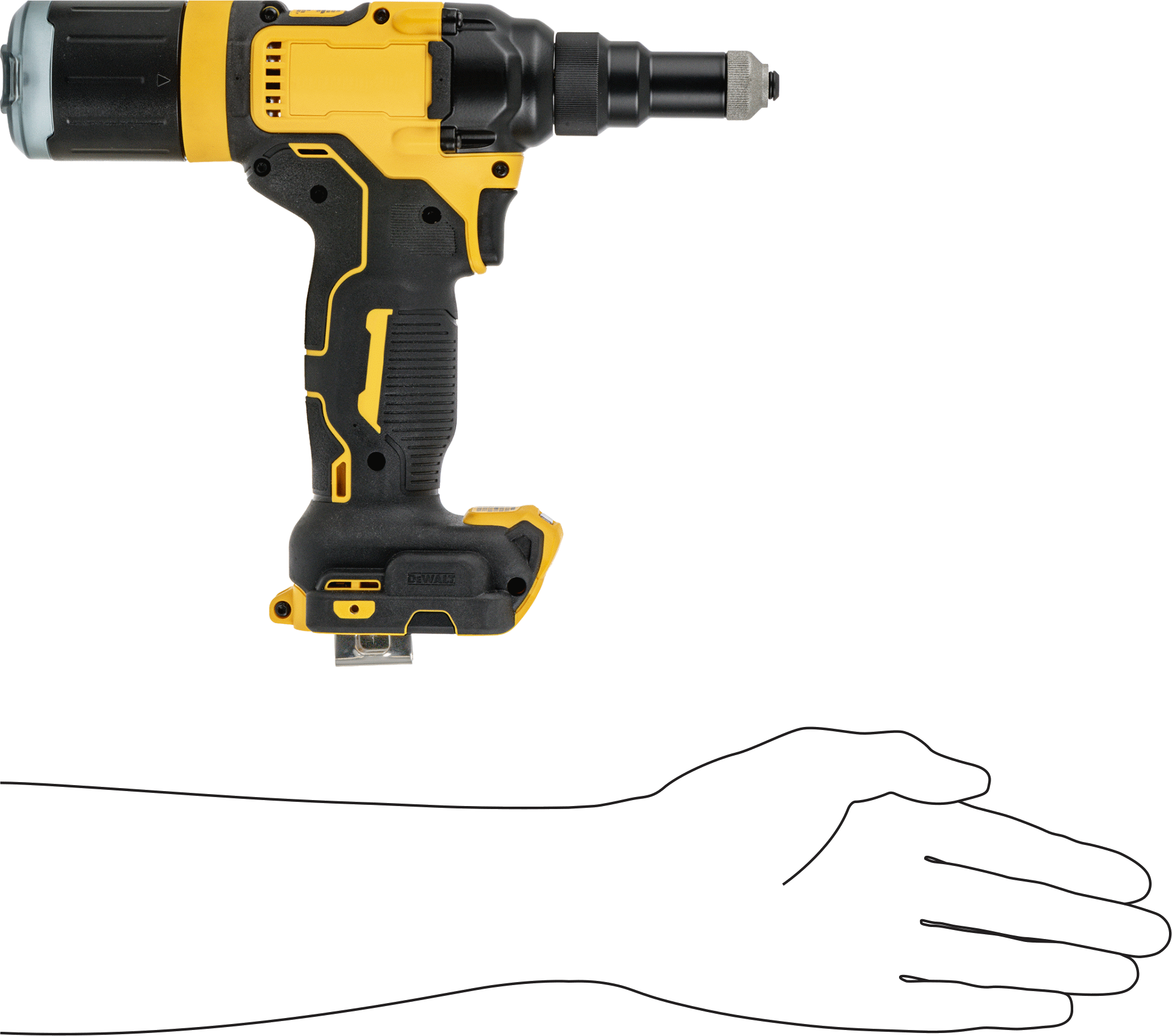 DeWalt DCF403 Pop Perçinler için Akülü Alet