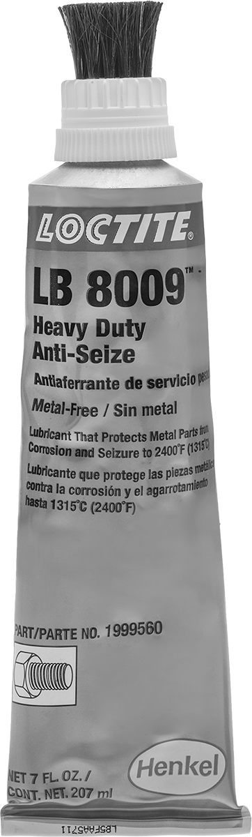 Loctite® Yağlayıcı, lb. 8009, Metal İçermez, 7 FL. oz. Aplikatör Üstü Tüp — Uygulayıcı Üst Tüp, Alüminyum, Pirinç, Karbür, Dökme Demir, B…