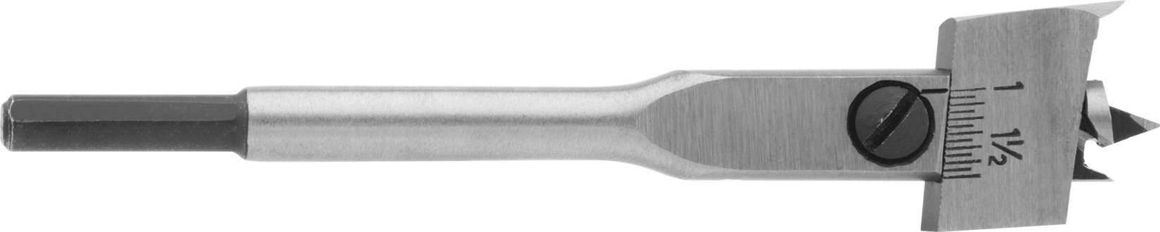 Ahşap için Ayarlanabilir Uçlu Matkap Ucu, 5/8" ila 1-3/4" Boyutlar