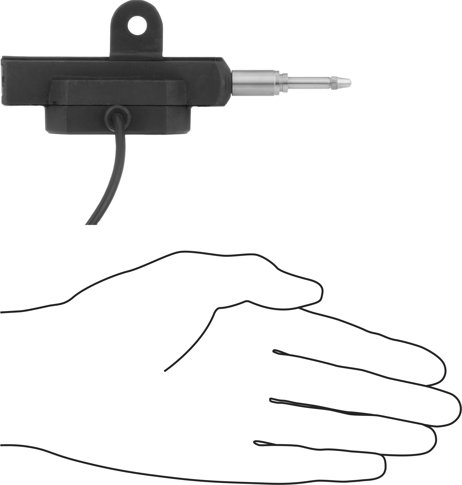 Elektronik Piston Komparatör, 0" - 0.5" / 0 - 12.7 mm Ölçülen Mesafe