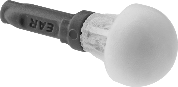 No Roll Pod Kulak Tıkacı, Plastik Tırnaklı, 100 Çift — Pod, Sarı, 28 dB