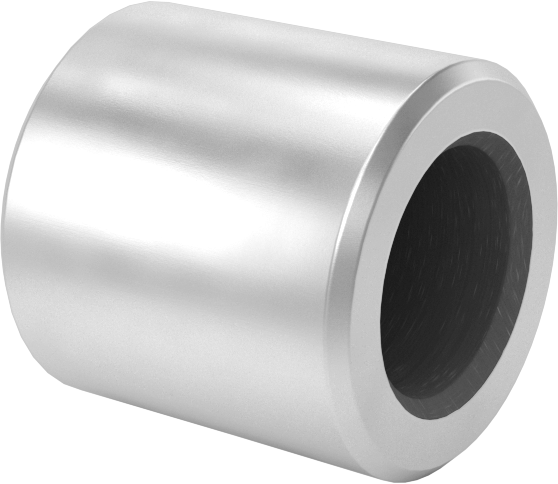 Kuru Çalışmalı Metal Takviyeli PTFE Burçlu Yatak, Alüminyum Kabuklu, 6 mm Mil Çapı için, 10 mm Uzunluk
