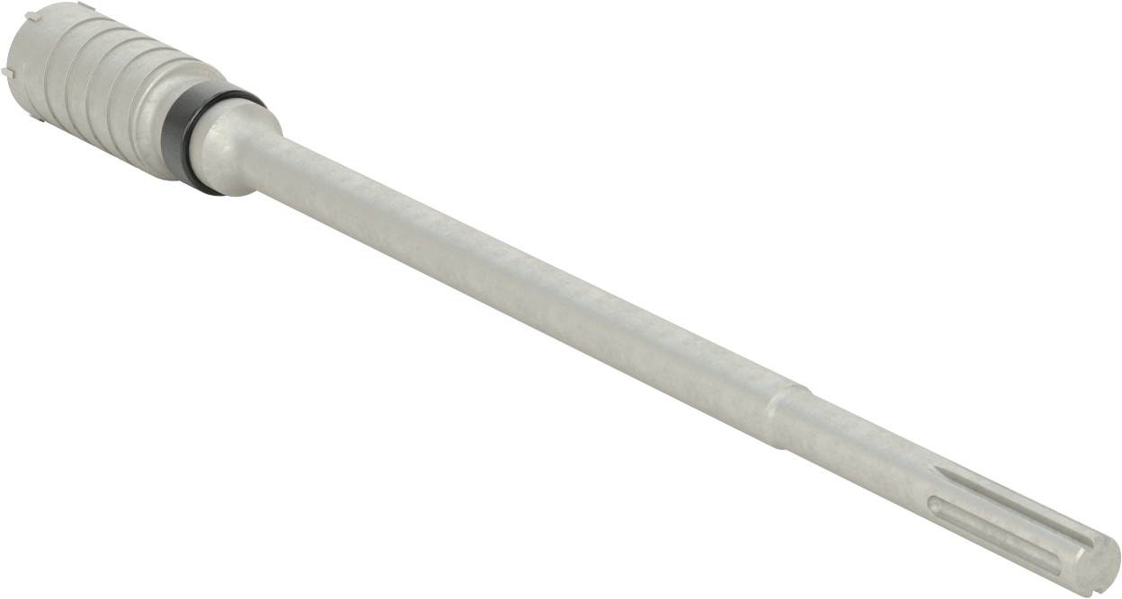 SDS-Max Şaftlı Karbür Uçlu Delik Matkabı, Duvar ve Beton için, 1-3/4" Boyut, 22" Toplam Uzunluk
