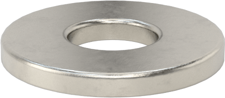 18-8 Paslanmaz Çelik Pul, 4 Numaralı Vida için, Genel Amaçlı, 0.125" İç Çap, 0.312" Dış Çap — 0.125", 18-8 Stainless Steel, Stainless Ste…