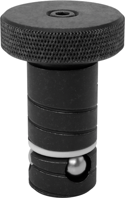 1/2" Kalınlık için Kelepçe, 13 mm Çap x 1.080" Uzunluklu Şaftlı Top Kilitli Hızlı Değiştirilebilir Fikstür
