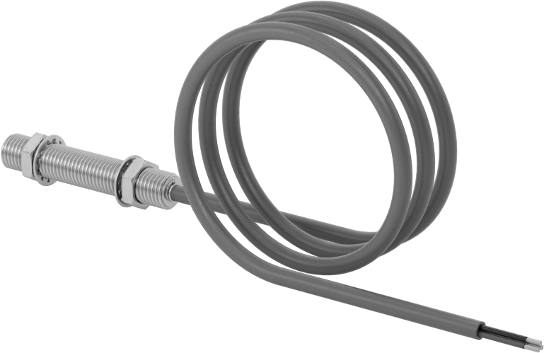 DC Metal Nesne Yakınlık Anahtarı, Paslanmaz Çelik, Kablo Uçlu Gömme, 8 mm Çap, NPN, 1 Kapalı