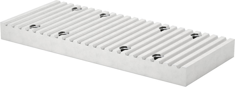 4.72" Uzunluk x 1.97" Genişlik XL Boyutlu Triger Kayışı için Uç Plakası — 1.97", 1", Boyuna Kesim