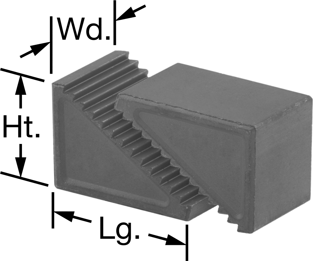 Basamak Blokları, 3/4" ila 1-5/8" Yükseklik, 1" Genişlik