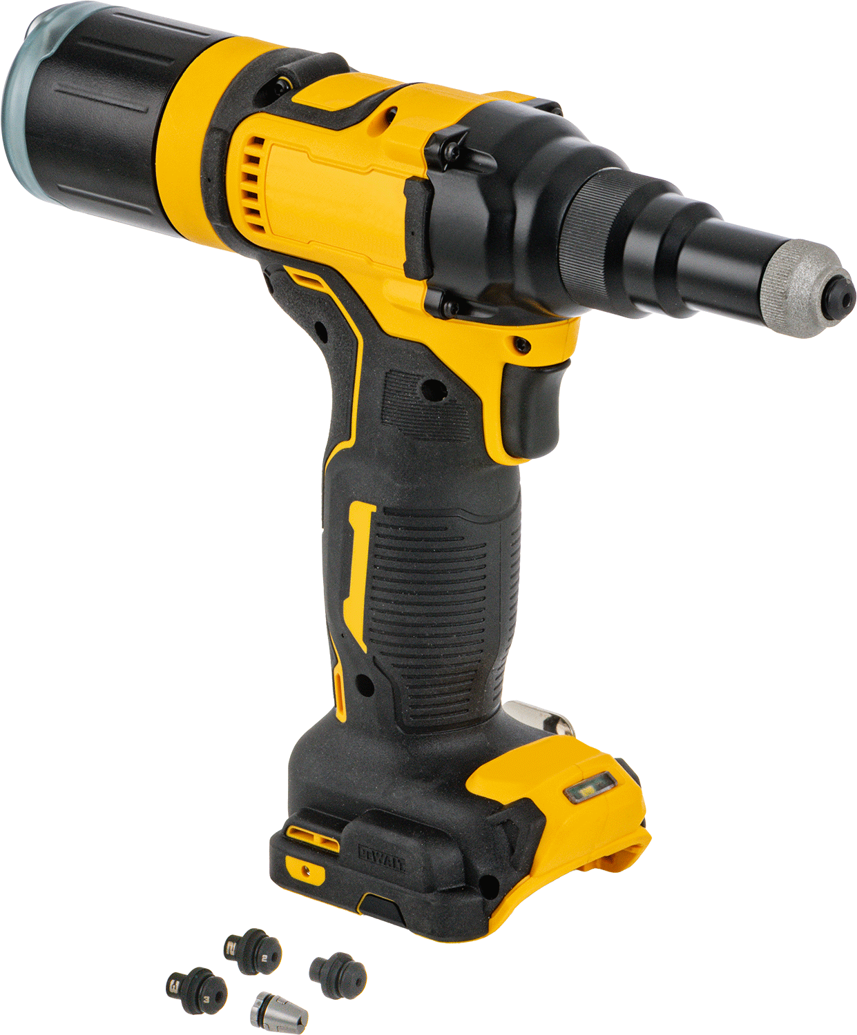 DeWalt DCF403 Pop Perçinler için Akülü Alet — Perde, 18-8 Stainless Steel, 316 Stainless Steel, Aluminum, Stainless Steel, Steel, 18-8 St…