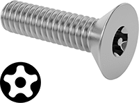 Kurcalamaya Dayanıklı Torx Plus Paslanmaz Çelik Havşa Başlı Vidalar