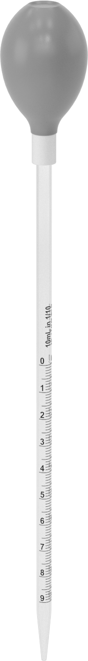 Pipet, Ampul Tipi Pompalı, 10 ml Kapasite