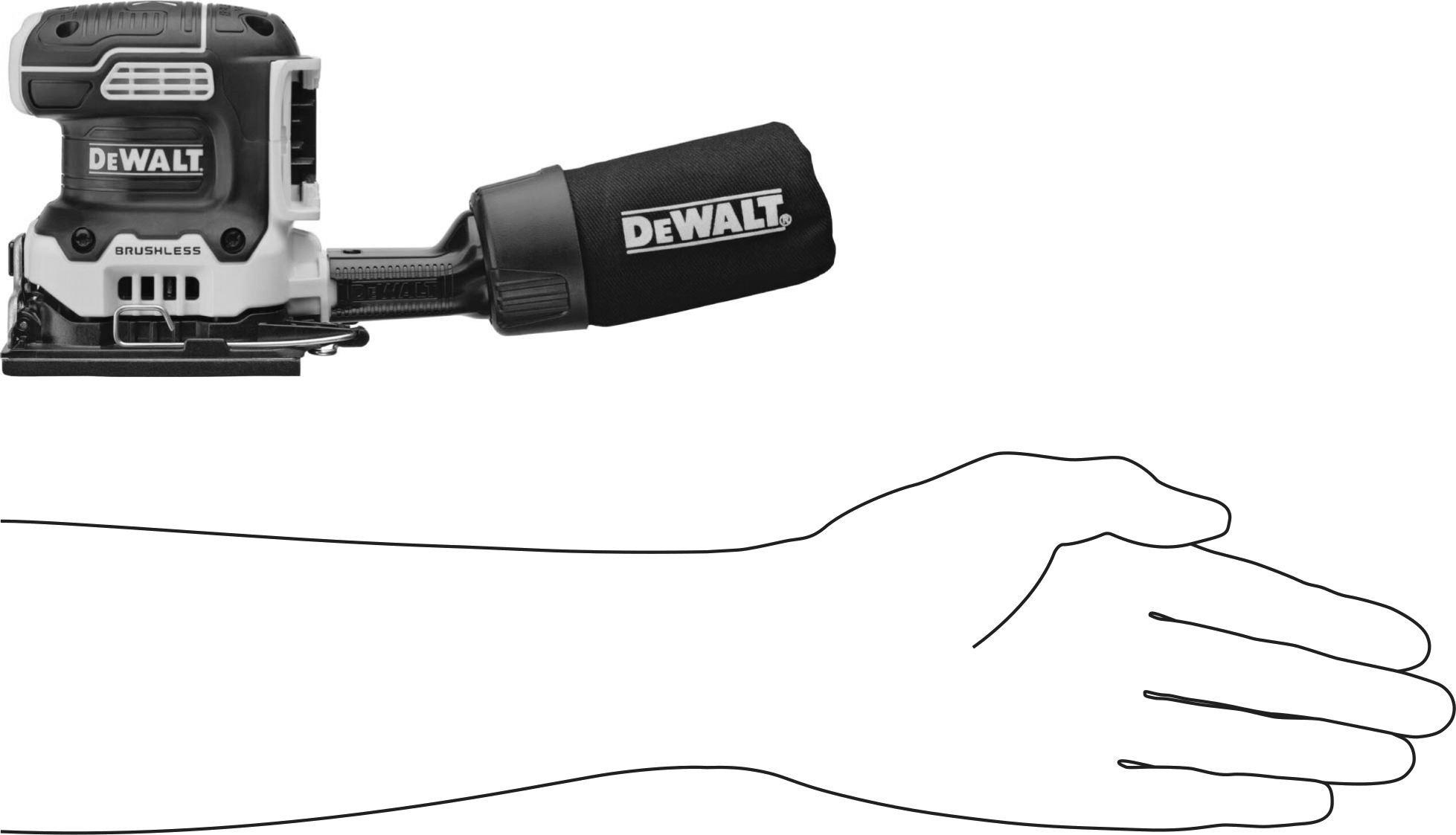 Akülü Zımpara Makineleri, DeWalt, Model Numarası Dcw200B