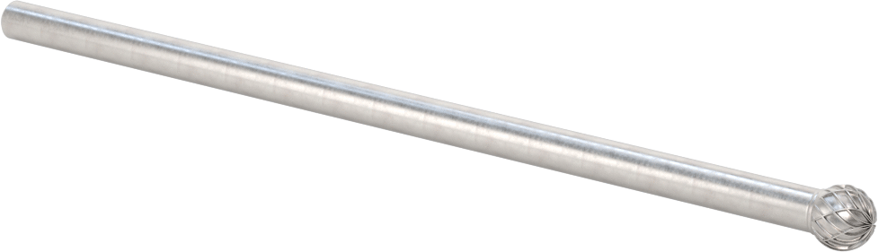Ekstra Uzun Freze Uçları, Bilye, Anma Numarası SD-61L3, Çift Kesimli Diş