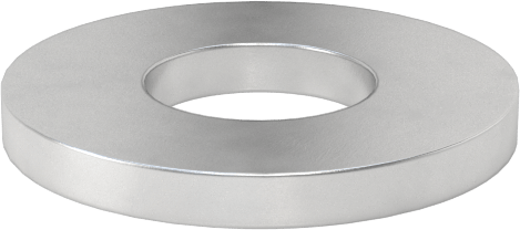 Alüminyum SAE Pul, 1/4" Vida Boyutu için, 0.281" İç Çap, 0.625" Dış Çap
