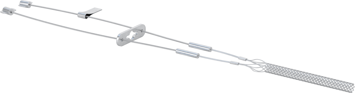 Kablo Destek Tutacağı, 0.22" ila 0.32" Kablo Dış Çapı için, Kendinden Sıkışan