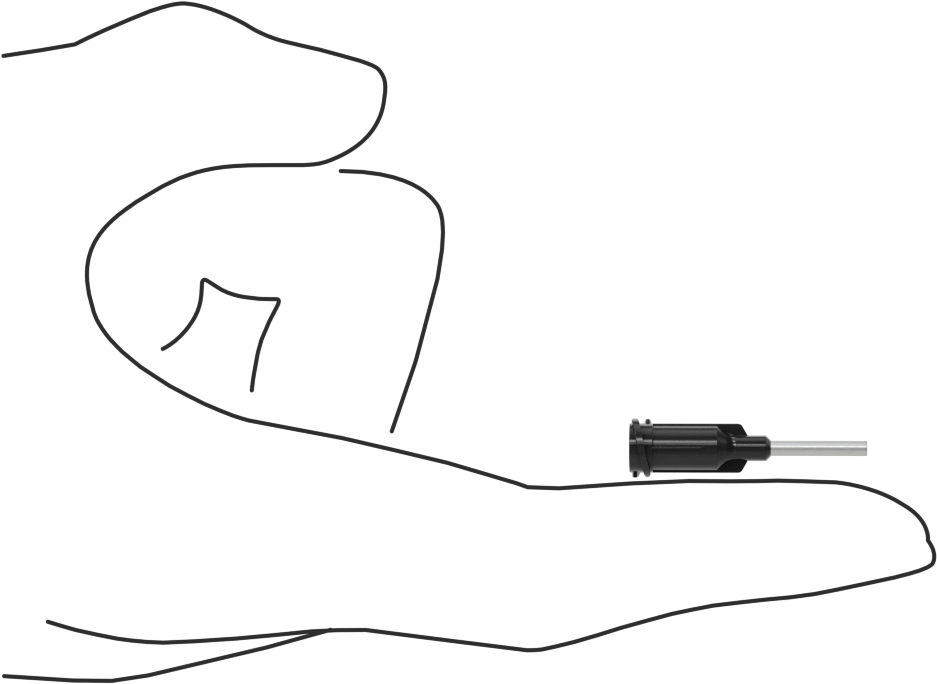 Luer Lock Bağlantılı Statik Kontrol Şırınga İğneleri