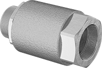 Bronz Dişli Çekvalf, PTFE Yaylı Bilyeli